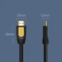 Кабель і перехідник HDMI M-M 5.0 м V1.4 Ugreen Round Cable 4K HD101