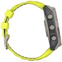 Смарт-часы Garmin Fenix 8 Solar 51mm Sapphire Titanium with Amp Yellow/Graphite Silicone Band (010-02907-21): Фитнес-функции Секундомер, Подсчет калорий, Шагомер, Пульсоксиметр, Пульсометр, GPS-модуль, Альтиметр