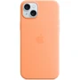 Чехол для iPhone Apple iPhone 15 Plus Silicone Case with MagSafe - Orange Sorbet (MT173ZM/A)
