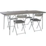 Стол для кемпинга Vango Orchard XL 182 Table and Chair Set Grey (TBNORCHARG10TET): Размер 182 х 76 х 71 см