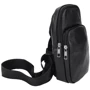 Чоловіча сумка-слінг Borsa Leather чорна (1t1022m-black): Стать Чоловік