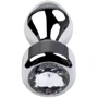 Анальная пробка с кристаллом Metal By Toyfa Silver anal plug