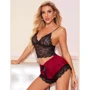 Эротический комплект NDS 6806-4 Black/Burgundy S/M (23851)
