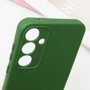 Чехол для телефонов TPU Case Getman Liquid Silk Full Camera Dark Green for Samsung S721 Galaxy S24 FE: Цвет зеленый