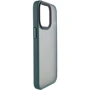 Чехол для iPhone Mobile Case TPU+PC Metal Buttons Green for iPhone 13 Pro: Цвет зеленый