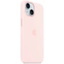 Чехол для iPhone Apple iPhone 15 Silicone Case with MagSafe - Light Pink (MXPH3ZM/A) фото 5