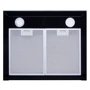 Вытяжка Minola TS 6722 BL 1100 LED GLASS: Управление Сенсорное