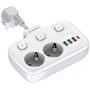 Сетевой фильтр ColorWay CW-CHE24PDW 2 розетки/4USB (CW-CHE24PDW)