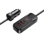 Зарядний пристрій WIWU Car Charger 2xUSB+USB-C Extend Wi-QC015 120W Black: Особливості USB-C