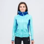 Спортивная толстовка Peak FW67022-BLU 42 голубая с капюшоном на молнии