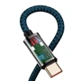 Кабель Baseus Cable USB-C to USB-C Legend Elbow 100W 1m Blue (CACS000603): Длина 1 м