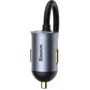 Зарядное устройство Baseus Car Charger 3хUSB+USB-C Share Together PPS 120W Gray (CCBT-B0G): Количество USB-портов 4