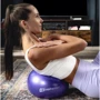 М'яч для фітнесу Hop-Sport 25cm HS-R025PB purple: Матеріал ПВХ