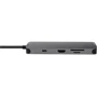 Адаптер Chieftec Adapter USB-C to HDMI+2xUSB3.2+RJ45+USB-C+SD/TF+3.5mm+PD 80W (DSC-901): Інтерфейс підключення USB-C