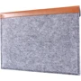 Gmakin Cover Envelope Felt Brown/Grey with Snap (GM12-15) for MacBook Pro 15/Pro 16: Матеріал повсть