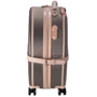 Чемодан Semi Line 20" (S) Brown/Pink Cream коричневый/розовый (T5673-2): Застежка Молния