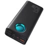 Зовнішній акумулятор Baseus Power Bank 26800mAh Amblight Digital Display Quick Charge 65W Black (P10022402113-00): Вбудований кабель немає