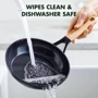 Сковорода GreenPan Eco Smartshape 28 см (CC006447-001): Дополнительно Индукционное дно, Ненагревающаяся ручка, Мытье в посудомоечной машине, Ручка с отверстием для подвешивания