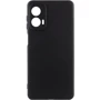 Чехол для телефонов TPU Case Getman Liquid Silk Full Camera Black for Motorola G24