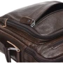 Мужская сумка планшет Borsa Leather коричневая (K15112-brown): Фактура Матовая, Зернистая