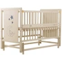 Кровать Babyroom Медвежонок M-02 маятник, откидной бок, бук, слоновая кость (624463)