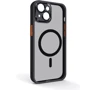 Чехол для iPhone ArmorStandart Unit Case Magsafe SE Black Orange for iPhone 15 Plus (ARM75364)