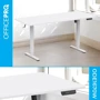 Стол с электрорегулировкой высоты Officepro White (ODE1670W): Высота, см 70
