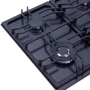 Варочная поверхность газовая Perfelli HGM 61674 BL: Количество конфорок 4
