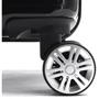 Чемодан Semi Line 24" (M) Black (T5765-2): Материал Пластик