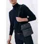 Мужская сумка через плечо Guess Vezzola Smart Crossbody Flat черная (HMEVZZP2123-BLA): Тип ручки Плечевой ремень, Без ручки