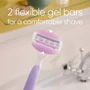 Gillette Venus ComfortGlide Breeze Станок для бритья женский с 2 сменными картриджами: Тип станка Со сменными кассетами