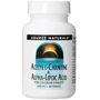 Source Naturals Acetyl L-Carnitine & Alpha Lipoic Acid 650 mg 60 Tabs Ацетил L карнитин + Альфа-липоевая кислота