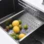 Кухонная мойка Lefton Single Bowl Honeycomb Embossed Anti-scratch Kitchen Sink-KS2201 Grey: Наличие крыла Нет