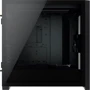 Корпус Corsair 5000D Tempered Glass Black (CC-9011208-WW): Материал передней панели пластик