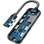 Адаптер Baseus Adapter Dual USB-C to 2хHDMI+2хUSB3.0+SD+RJ45 Space Gray (CAHUB-FZ0G) фото 5