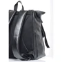 Жіночий рюкзак Sambag RollTop Milton чорний (24251070): Фактура Тиснение, Матовая