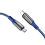 Кабель Hoco Cable USB-C to USB-C S51 3A 100W 1.2m Blue: Тип USB-C - USB-C
