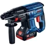 Перфоратор акумуляторний безщітковий Bosch GBH 180-LI + 2 акумулятори 4.0 A⋅год + набір свердел SDS-plus 11 шт (0615990M33): Тип кріплення бура SDS-Plus