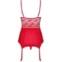 Корсет с подвязками для чулок Obsessive Lovica corset, S/M (UA67527)