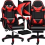 Кресло геймерское PLAYER с подставкой для ног Red/Black (100001)
