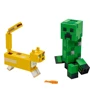 Конструктор LEGO Minecraft Большие фигурки Minecraft, Крипер и Оцелот 184 детали (21156) фото 7