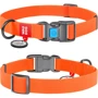 Ошейник WAUDOG Waterproof, водостойкий, пластиковая пряжка 15 мм 23-35 см оранжевый (27394)
