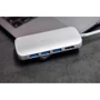 Адаптер VAVA Adapter USB-C to 3xUSB+USB-C+RJ45+micro SD+SD+HDMI 100W Silver (VA-UC006) фото 5
