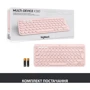 Клавиатура Logitech K380 Multi-Device Bluetooth US Rose (920-009867) фото 8