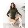 Боди ISSA PLUS 12214 40 хаки с длинным рукавом