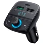 FM-трансмітер UGREEN CD229 Bluetooth Car Charger (5.0+PD+QC3.0+USB Flash Drive+TF) Black