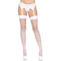 Чулки с задним швом Leg Avenue Backseam Thigh Highs OS White