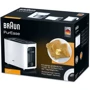 Тостер Braun HT 3000 WH: Материал корпуса пластик