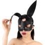 Кожаная маска Зайки Art of Sex - Bunny mask, черный