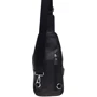 Чоловіча сумка-слінг Borsa Leather чорна (K15026-black): Стать Чоловік